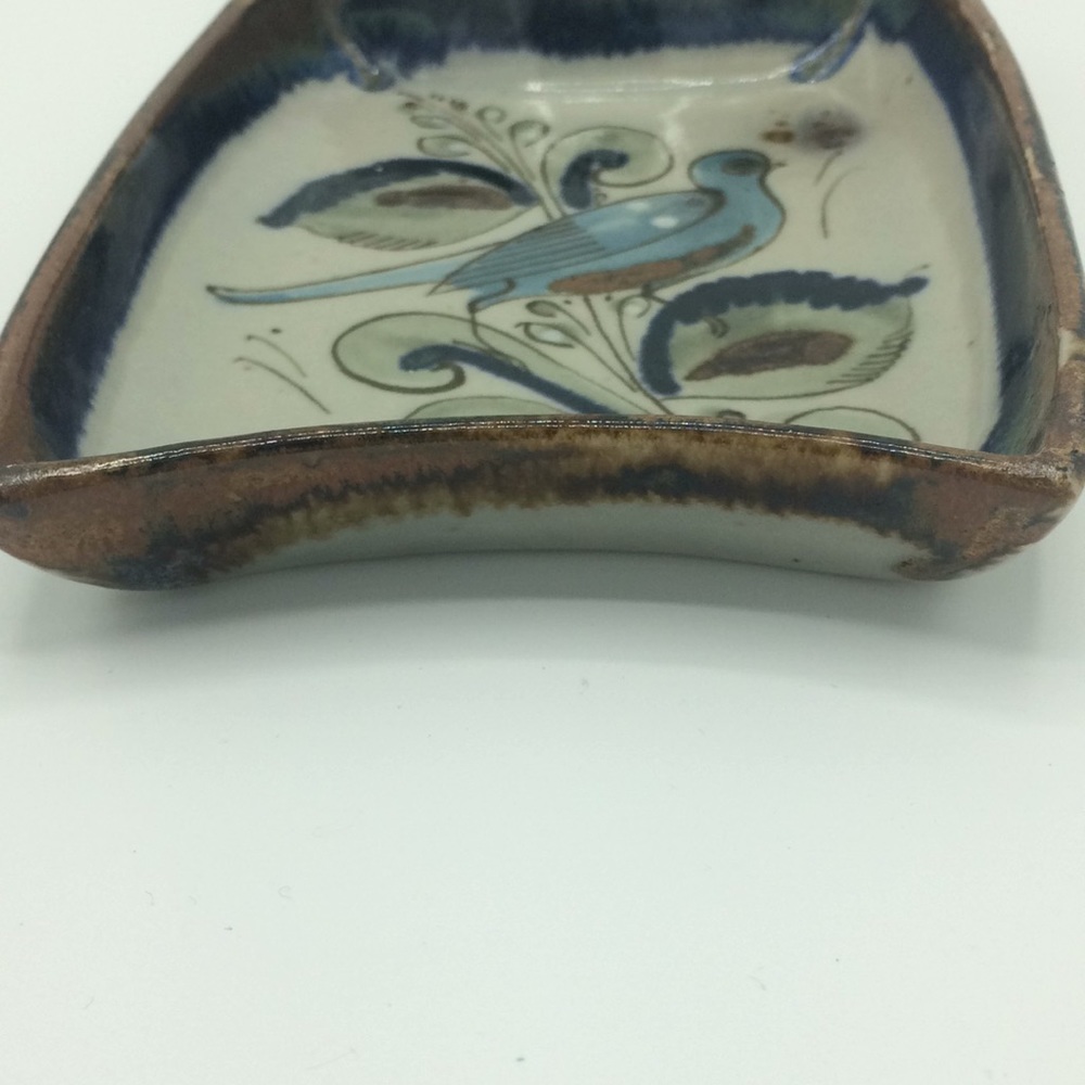 Vintage Ken Edwards El Pottery ceramic hand painted serving  plate - Picture 2 of 5
